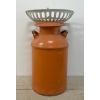 Image 3 : REPURPOSED MILK CAN W/ IMPLEMENT SEAT - SUPERTEST FACE DECAL