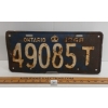 Image 2 : 1948 ONTARIO LICENCE PLATE