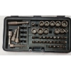 Image 3 : JOB LOT - TOOL BAG W/ CONTENTS - INCL GLOVES, MASTERCRAFT LOCKS, DRILL BIT SETS, ETC