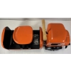 Image 4 : PRESSED STEEL RIDE-ON TRUCK - REFINISHED W/ HARLEY DAVIDSON DECALS