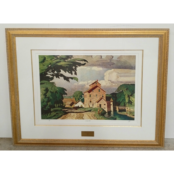"VILLAGE HILL" BY ALFRED JOSEPH CASSON - FRAMED PRINT
