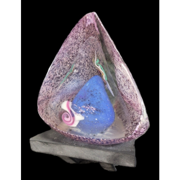BLOWN GLASS UNDER WATER SERIES SCULPTURE BY JAMES NORTON (PRS CDN ARTIST)
