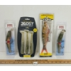 Image 1 : LOT OF 4 - FISHING LURES - INCL STORM & LUCKY STRIKE