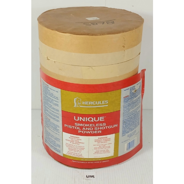 POWDER: HERCULES UNIQUE SMOKELESS PISTOL / SHOTGUN POWDER - 8LB