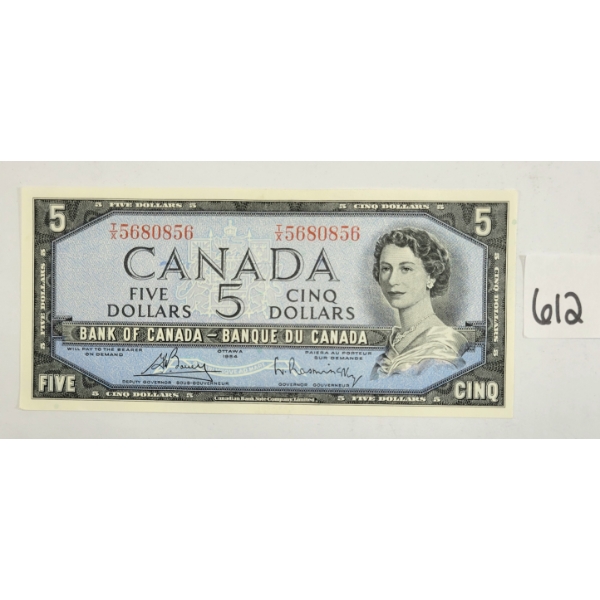 1954 CDN $5 BANKNOTE - UNCIRCULATED