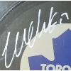 Image 5 : 1991 UDC NHL TORONTO MAPLE LEAFS WENDEL CLARK HOCKEY CARD & PUCK - AUTOGRAPHED