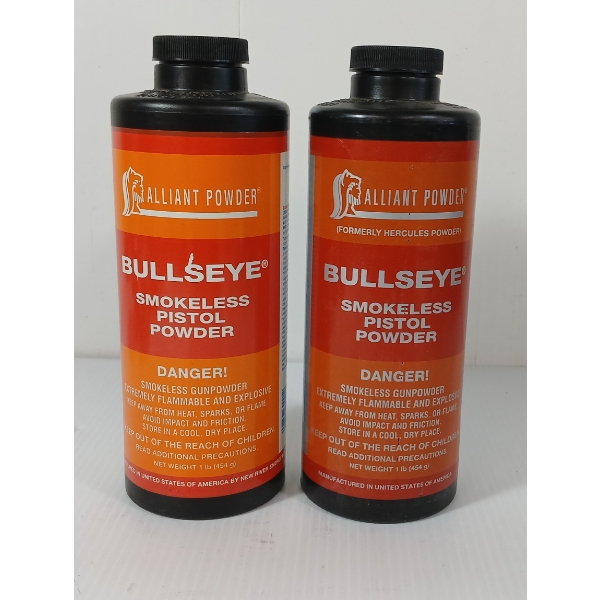 POWDER: ALLIANT BULLSEYE SMOKELESS PISTOL POWDER - 1.5LB