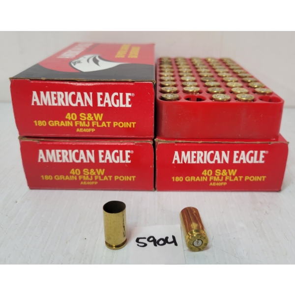BRASS: 200X AMERICAN EAGLE .40 S&W