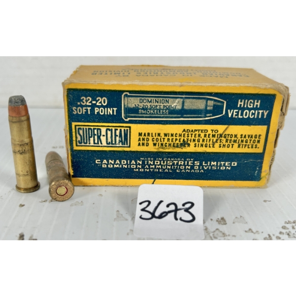 AMMO: 50X CIL .32-20 WIN - 115 GR SP