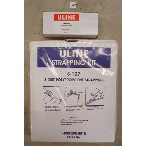 LOT OF 2 - U-LINE S-107 STRAPPING KIT & H-348 TIGHTENER & CUTTER