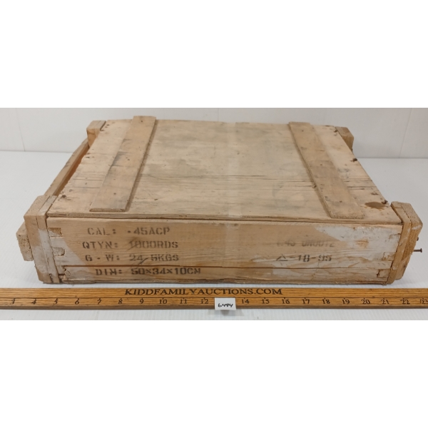 AMMO: QTY OF .45 ACP MILITARY RNDS - SEALED IN CASE