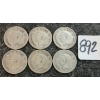 Image 2 : LOT OF 6 - 1939 CDN 25 CENT COINS