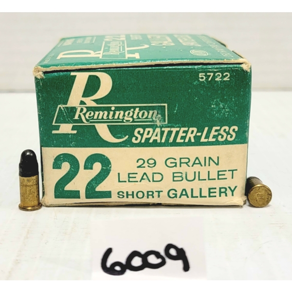 AMMO: APPROX. 250X REMINGTON .22 SHORT 29 GR. LEAD