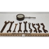 Image 1 : QTY OF WRENCHES & TAYLOR PRESSURE GAUGE