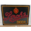 Image 1 : EVERBRITE ELECTRIC STROTH'S BEER LIGHT UP PLASTIC SIGN
