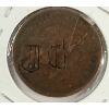 Image 3 : 1843 COUNTERSTAMPED PROVINCE OF NOVA SCOTIA 1/2 PENNY