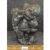 Image 3 : MOTHER W/ CHILDREN - SIGNED - STONE