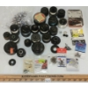 Image 1 : JOB LOT - FISHING REEL PARTS, CASTING LINE, HOOKS, WEIGHTS, ETC