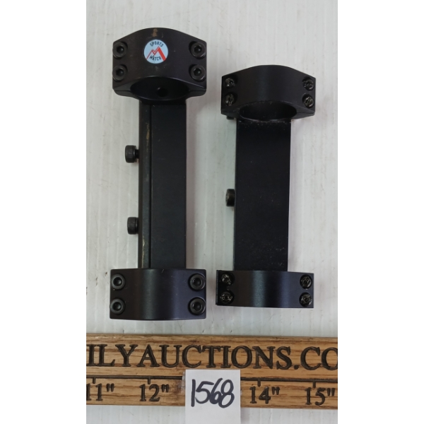 LOT OF 2 - MISC SCOPE RING MOUNTS