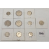 Image 2 : LOT OF 10 - CDN 5, 10, 25 & 50 CENT PCS - INCL 1967-1969
