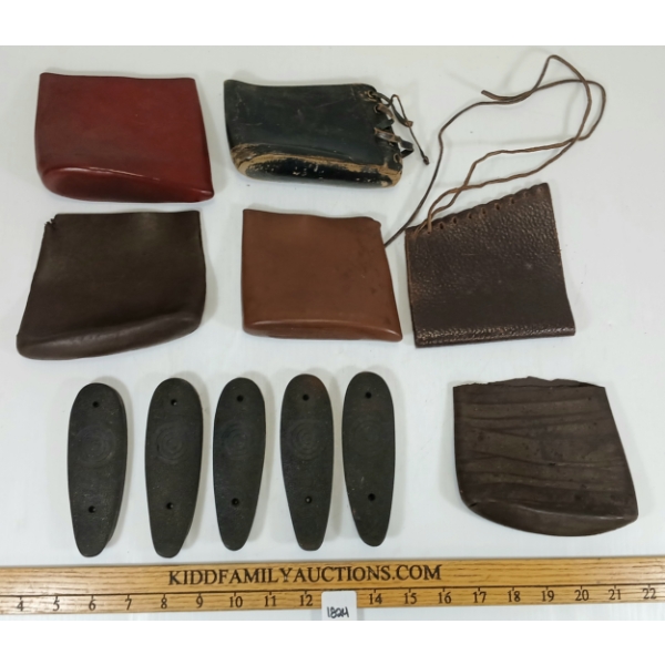 LOT OF 11 - MISC BUTT PLATES