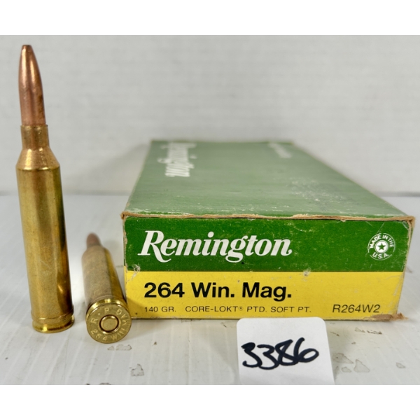 AMMO: 20X REMINGTON .264 WIN MAG - 140 GR SP