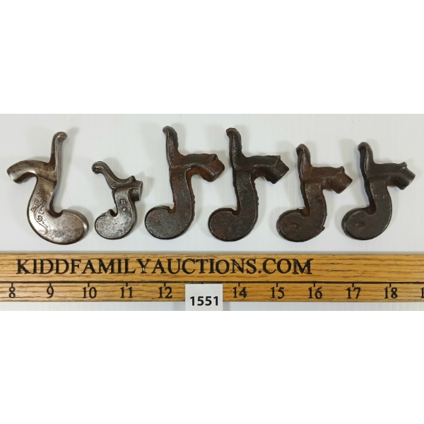 LOT OF 6 - SHOTGUN HAMMERS