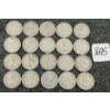 Image 2 : LOT OF 20 - 1941-1965 CDN 25 CENT COINS
