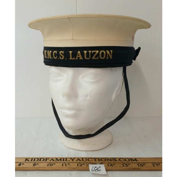 ROYAL CDN NAVY H.M.C.S. LAUZON SAILOR CAP