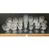 Image 1 : LOT OF 21 - MISC CUT-GLASS WARE