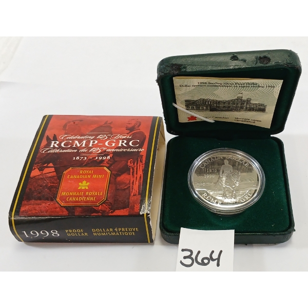 RCM 1998 STERLING SILVER PROOF DOLLAR