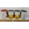 Image 2 : LOT OF 4 - VALVOLINE & MOBIL MOTOR OIL QT CANS