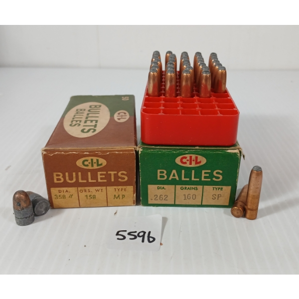 BULLETS: 76X CIL .262 & .358 - 158 & 160GR - SP & MP