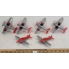 Image 2 : LOT OF 6 - HUBLEY KIDDIE TOY AIRPLANES