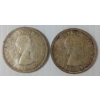 Image 2 : LOT OF 2 - 1963 & 1964 CDN SILVER DOLLARS - CHARLOTTETOWN & VOYAGEUR