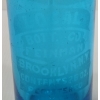 Image 4 : LOCAL BOTT. CO. FEINMAN - AZUR BLUE ACID-ETCHED - 26OZ SELTZER BOTTLE