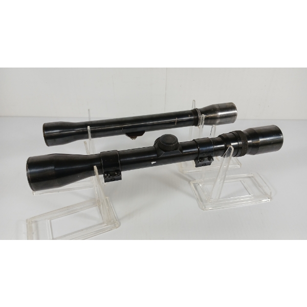 LOT OF 2 - SCOPES - WEAVER K4 W/ RINGS & V 7-1