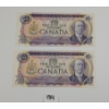 Image 1 : LOT OF 2 - 1971 CDN $10 BANKNOTES - SEQUENTIAL