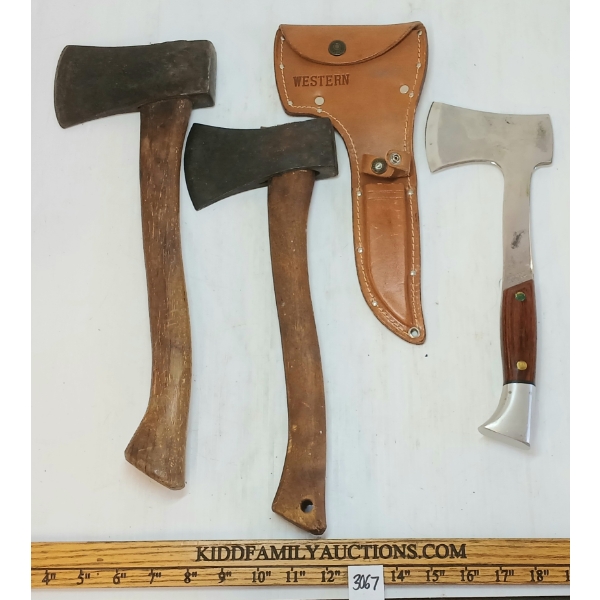 LOT OF 3 - MISC AXES