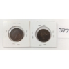 Image 2 : LOT OF 2 - 1882 CDN LARGE CENTS