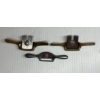 Image 2 : LOT OF 3 - ENGLISH/US BRASS/STEEL MINIATURE SPOKE SHAVE PLANE