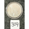 Image 1 : 1922 U.S. PEACE DOLLAR