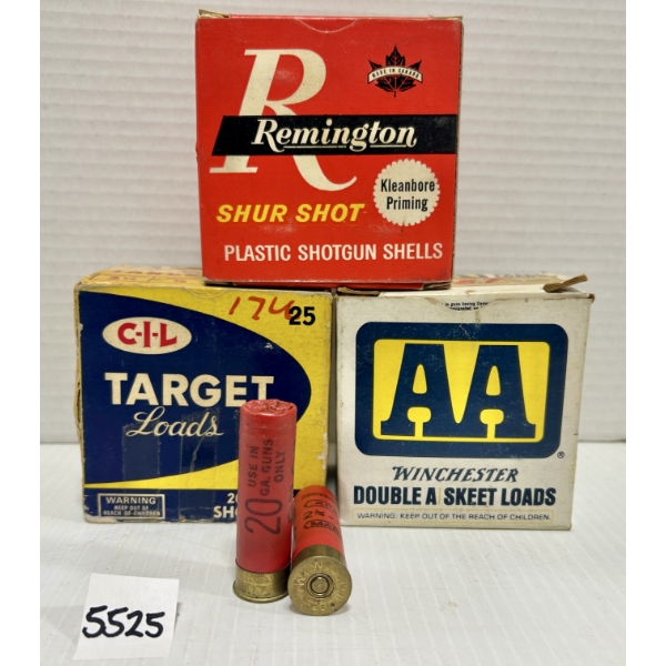 AMMO: 75X 20 GA 2-3/4IN NO7-1/2 & NO9