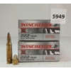 Image 1 : AMMO: 40X WINCHESTER SUPER X .222 REM - 50GR - JSP