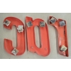 Image 2 : LOT OF 3 - CHANNEL LETTERS - PLASTIC