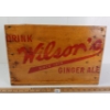 Image 1 : WILSON'S GINGERALE WOOD CRATE