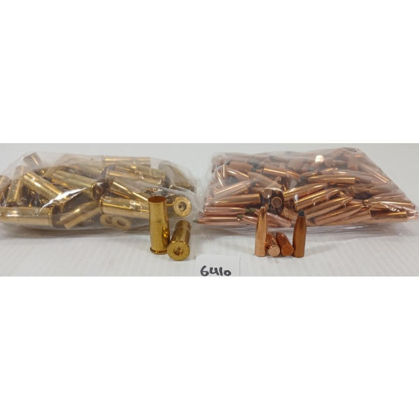 BRASS / BULLETS: QTY OF MISC RNDS - INCL .275 H&H, .287, .38-40 WIN, ETC