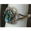 Image 2 : WOMEN'S ABALONE SHELL & SILVER RING