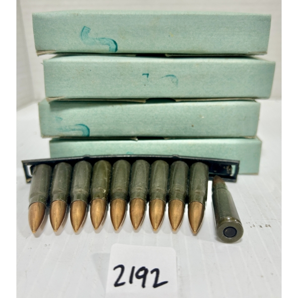 AMMO: 80X 7.62X39 MM - MILITARY FMJ - ON CLIPS