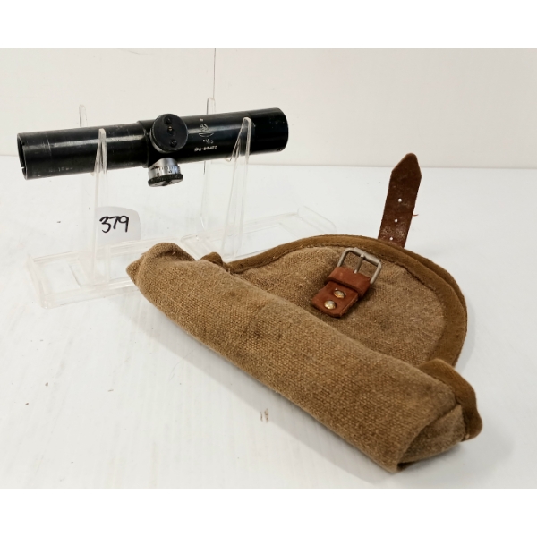 WWII RUSSIAN MODEL 91/30 SNIPER SCOPE W/ COVER